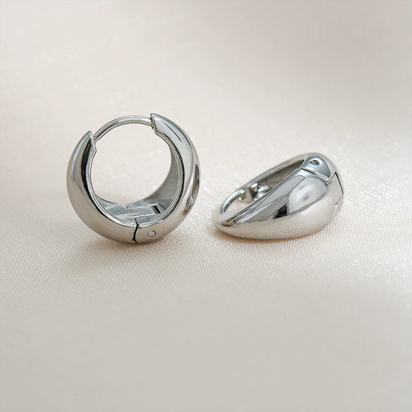 Wholesale Earrings Stainless Steel Simple Ushaped Electroplating Unisex