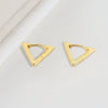 Wholesale Earrings 925 Sterling Silver Geometric Electroplated