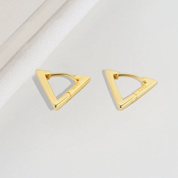 Wholesale Earrings 925 Sterling Silver Geometric Electroplated