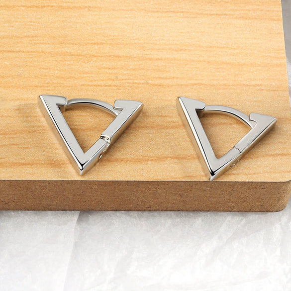 Wholesale Earrings 925 Sterling Silver Geometric Electroplated