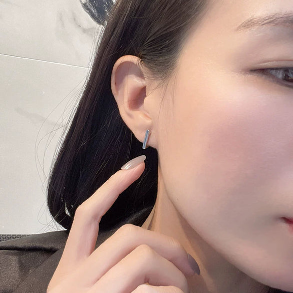 Wholesale Earrings 925 Sterling Silver Geometric Electroplated
