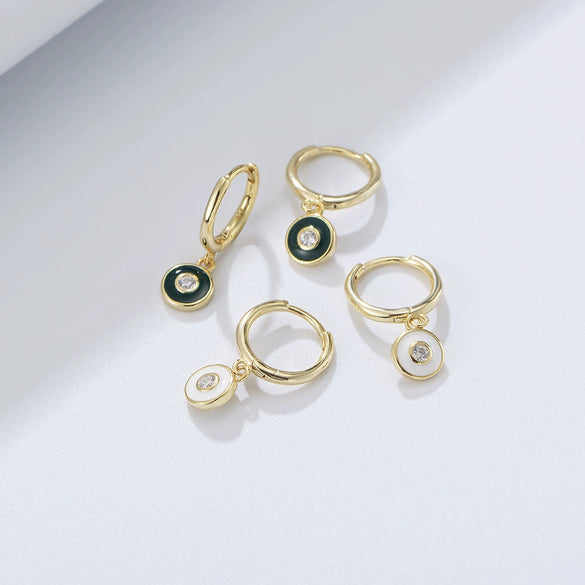 Wholesale Earrings 925 Sterling Silver Geometric Oil Drop C Shaped For Women