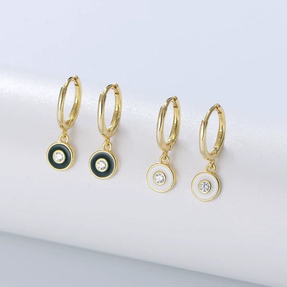 Wholesale Earrings 925 Sterling Silver Geometric Oil Drop C Shaped For Women