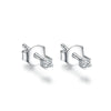 Wholesale Earrings 925 Sterling Silver Geometric Zircon Simple Style