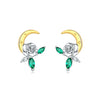 Wholesale Earrings 925 Sterling Silver Heart Shape Electroplated Light Luxury Women's Jewelry