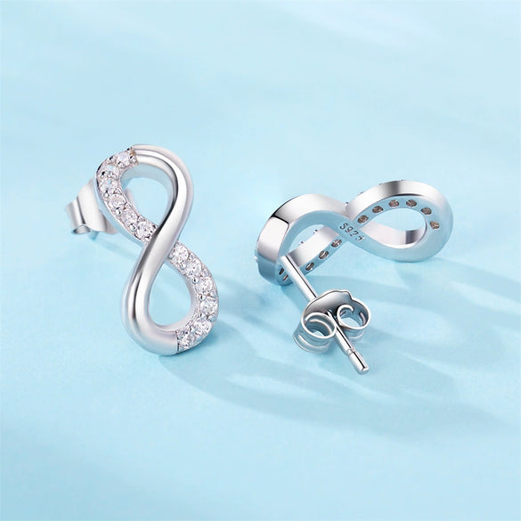 Wholesale Earrings 925 Sterling Silver Heart Shape Electroplated Light Luxury Women's Jewelry