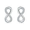 Wholesale Earrings 925 Sterling Silver Heart Shape Electroplated Light Luxury Women's Jewelry
