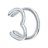 Wholesale Earrings 925 Sterling Silver Microinlaid Geometric Heartshaped Fashion Simple Personality Trend Sweet Cool