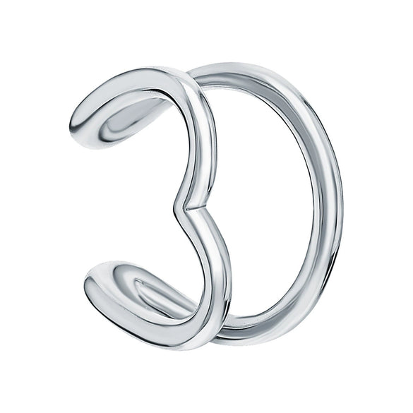 Wholesale Earrings 925 Sterling Silver Microinlaid Geometric Heartshaped Fashion Simple Personality Trend Sweet Cool