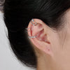 Wholesale Earrings 925 Sterling Silver Microinlaid Geometric Heartshaped Fashion Simple Personality Trend Sweet Cool