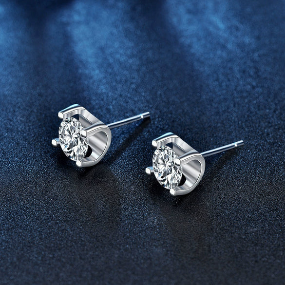 Wholesale Earrings 925 Sterling Silver Minimalist Geometric Animal Zodiac Electroplated Women's Jewelry