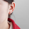 Wholesale Earrings 925 Sterling Silver Ushaped Geometric Electroplated