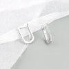 Wholesale Earrings 925 Sterling Silver Ushaped Geometric Electroplated