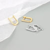 Wholesale Earrings 925 Sterling Silver Ushaped Geometric Electroplated