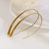 Wholesale Earrings Titanium Steel Geometric Creative Style For Ladies