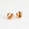 Wholesale Earrings Titanium Steel Geometric Hollow Ball Electroplated Fashion Ol Style