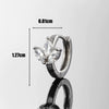 Wholesale Earrings Titanium Steel Geometric Style Polished Unisex