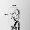 Wholesale Earrings Titanium Steel Geometric Style Polished Unisex
