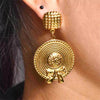 Wholesale Earrings Titanium Steel 18K Gold Plated Bow Tie Pattern Retro Style For Women