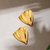 Wholesale Earrings Titanium Steel 18K Gold Pvd Geometric Electroplated For Women