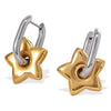 Wholesale Earrings 316L Stainless Steel Plated Gold Vintage Exaggerated Star Style For Women