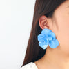 Wholesale Earrings Zinc Alloy Flower Dripping Oil Design