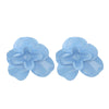 Wholesale Earrings Zinc Alloy Flower Dripping Oil Design