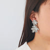 Wholesale Earrings Zinc Alloy Flower Electroplating Light Luxury Retro Design