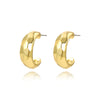 Wholesale Earrings Zinc Alloy Geometric Cshaped Electroplating Simple Style Women's