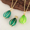 Wholesale Egg Pendant Women's Light Luxury Niche Drop Shape Copper Dripping Oil Fashion Accessories