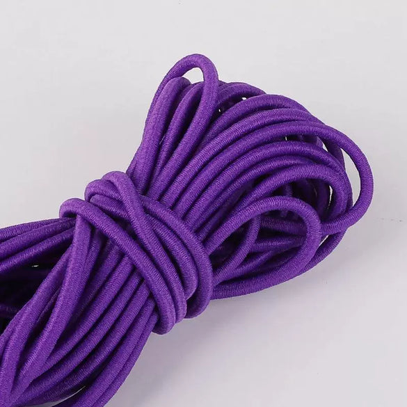 Wholesale Elastic Rubber Band Durable High Elastic Round Purple And Blue Diy Material