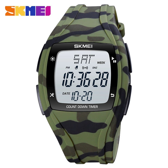 Wholesale Electronic Watch Resin Case Plastic Mirror Silicone Strap Round Dial For Couple
