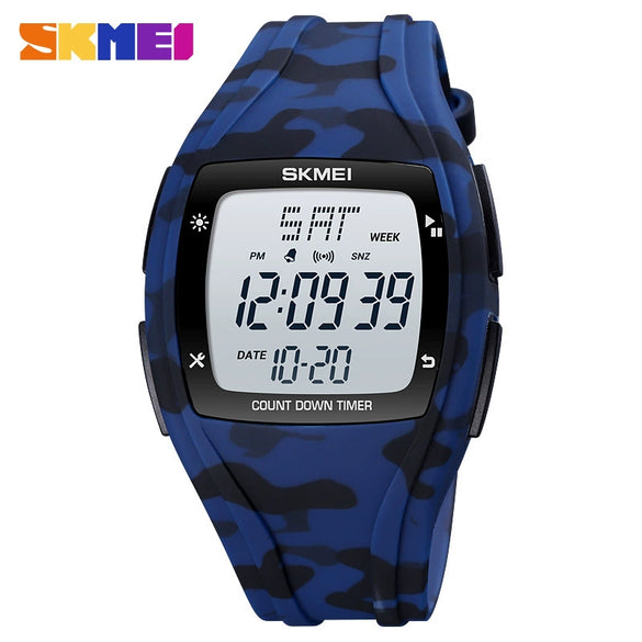Wholesale Electronic Watch Resin Case Plastic Mirror Silicone Strap Round Dial For Couple