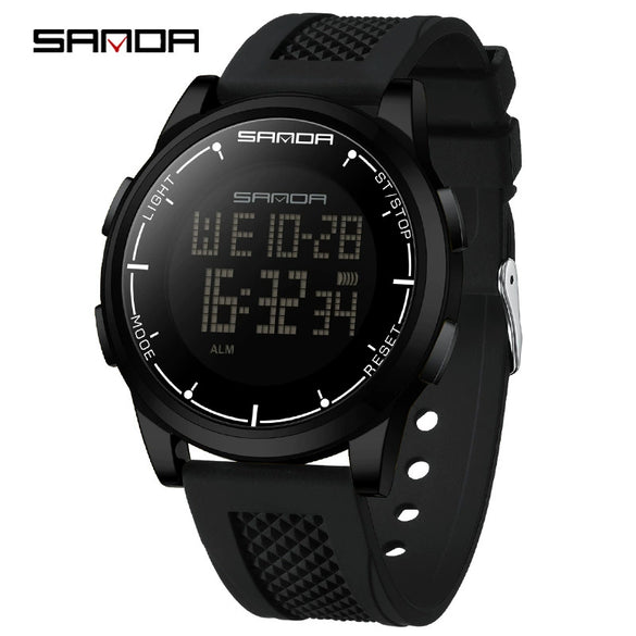 Wholesale Electronic Watch Zinc Alloy Case Silicone Strap High Hardness Mineral Tempered Glass Mirror Simple Luminous Waterproof Fashion Trendy For Students