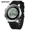 Wholesale Electronic Watch Zinc Alloy Case Silicone Strap High Hardness Mineral Tempered Glass Mirror Simple Luminous Waterproof Fashion Trendy For Students