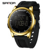 Wholesale Electronic Watch Zinc Alloy Case Silicone Strap High Hardness Mineral Tempered Glass Mirror Simple Luminous Waterproof Fashion Trendy For Students