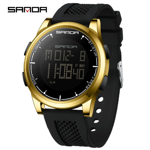 Wholesale Electronic Watch Zinc Alloy Case Silicone Strap High Hardness Mineral Tempered Glass Mirror Simple Luminous Waterproof Fashion Trendy For Students