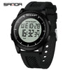Wholesale Electronic Watch Zinc Alloy Case Silicone Strap High Hardness Mineral Tempered Glass Mirror Simple Luminous Waterproof Fashion Trendy For Students