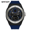 Wholesale Electronic Watch Zinc Alloy Case Tpu Strap Acrylic Mirror Round Sporty Style