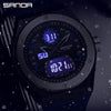 Wholesale Electronic Watch Zinc Alloy Case Tpu Strap Acrylic Mirror Round Sporty Style