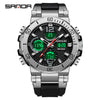 Wholesale Electronic Watch Zinc Alloyabs Case Acrylic Mirror Round Dial Men's Watch For Students With Multifunctional Luminous Waterproof Outdoor Sports And Casual Style