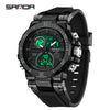 Wholesale Electronic Watch Zinc Alloyabs Case Acrylic Mirror Round Dial Men's Watch For Students With Multifunctional Luminous Waterproof Outdoor Sports And Casual Style