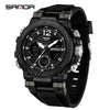 Wholesale Electronic Watch Zinc Alloyabs Case Acrylic Mirror Round Dial Men's Watch For Students With Multifunctional Luminous Waterproof Outdoor Sports And Casual Style