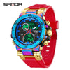 Wholesale Electronic Watch Zinc Alloyabs Case Acrylic Mirror Round Dial Men's Watch For Students With Multifunctional Luminous Waterproof Outdoor Sports And Casual Style