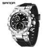 Wholesale Electronic Watch Zinc Alloyabs Case Acrylic Mirror Round Dial Men's Watch For Students With Multifunctional Luminous Waterproof Outdoor Sports And Casual Style