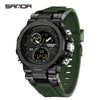 Wholesale Electronic Watch Zinc Alloyabs Case Acrylic Mirror Round Dial Men's Watch For Students With Multifunctional Luminous Waterproof Outdoor Sports And Casual Style
