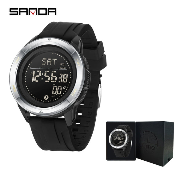 Wholesale Electronic Watch Zinc Alloyabs Case Silicone Band Round Dial Minimalist Style Waterproof Sports Watch