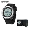 Wholesale Electronic Watch Zinc Alloyabs Case Silicone Band Round Dial Minimalist Style Waterproof Sports Watch