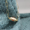 Wholesale Electroplated Copper Heart Shape Tarot Card Zircon Pendant Oring Clavicle Necklace For Unisex