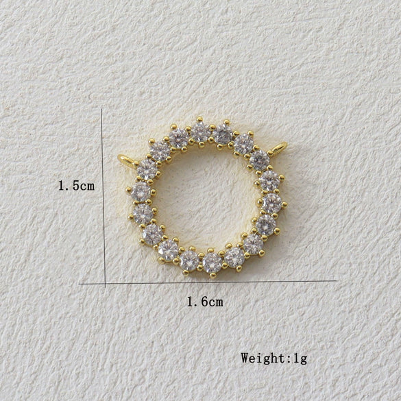 Wholesale Electroplated Copper Pendant Jewelry Accessories With Life Tree Cactus Star Moon Design